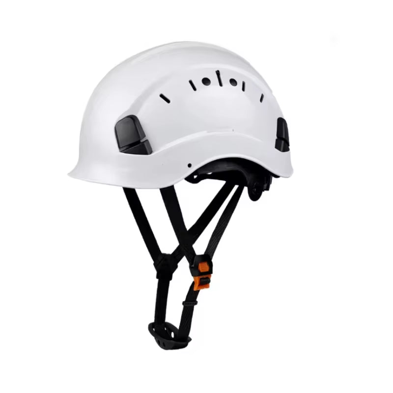 Construction Safety Helmet ABS Hard Hat Adjustable Ventilation System Y Type 6 Suspension Points Outdoor Work Head Protection